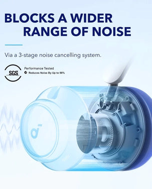 Anker Soundcore Space Q45 Wireless Headset A3040021 - White Anker Soundcore Space Q45 Wireless Headset A3040021 - White